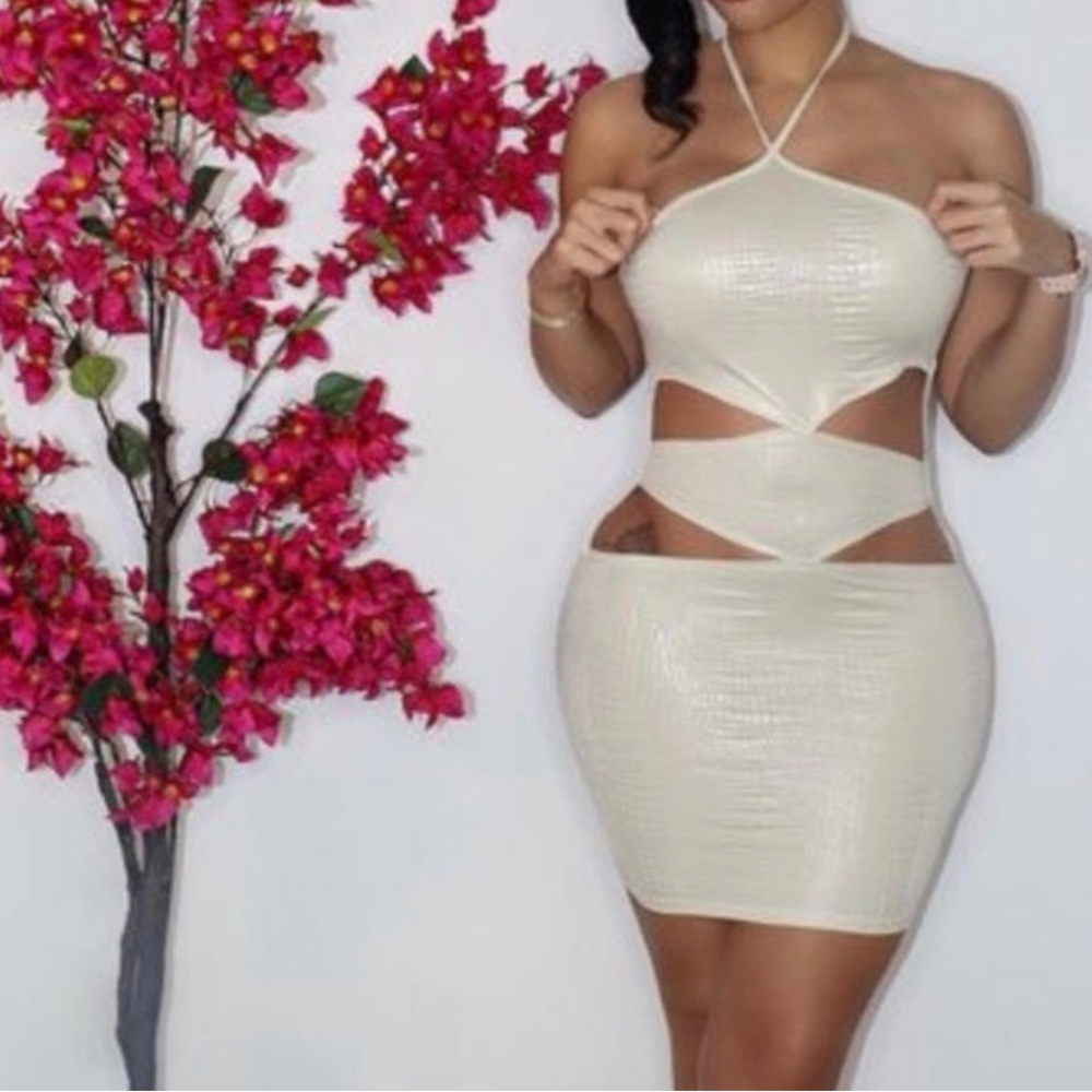 Sexy cut out dress